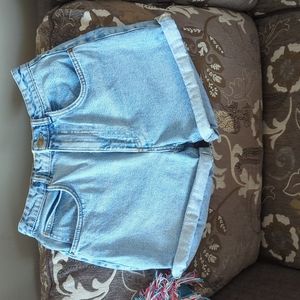 High-rise Mom Shorts